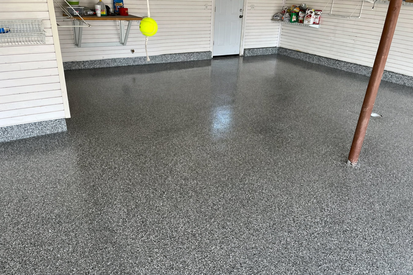 Garage floor concrete